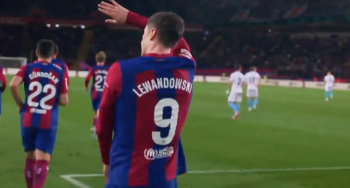 Lewandowski fatalnie spudłował, a potem strzelił gola. Wpadka Barcelony w szalonym meczu z mocnym kandydatem do spadku (VIDEO)